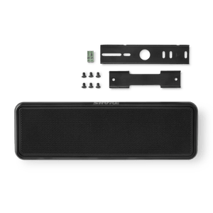 Shure Microflex MXP-3B Wall Mount Conferencing Passive Loudspeaker, Black, Single