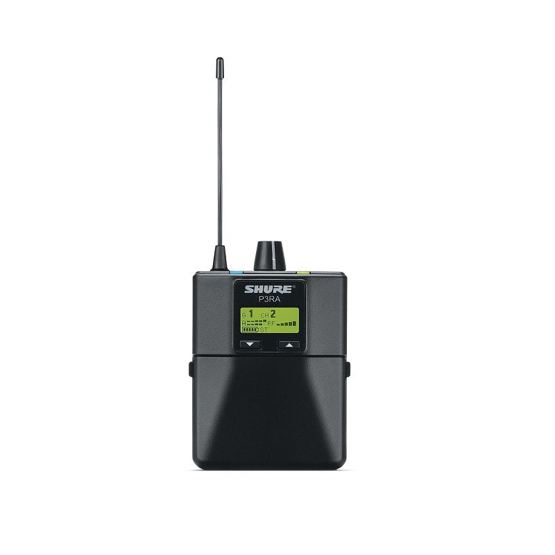 Shure P3RA - Premium Wireless Bodypack Receiver for PSM300 (J13 Band: 566-590 MHz)