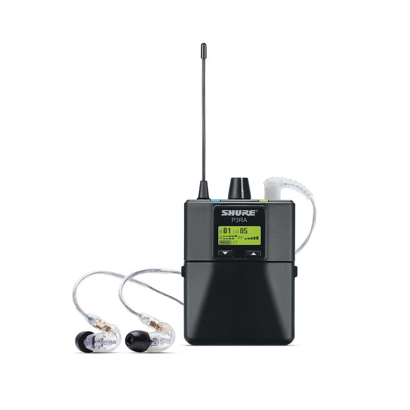 Shure P3RA - Premium Wireless Bodypack Receiver for PSM300 (J13 Band: 566-590 MHz)