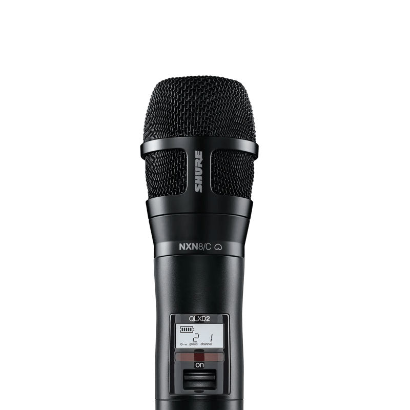 Shure QLXD2/N8CB Handheld Transmitter with Nexadyne 8/C Cardioid Microphone