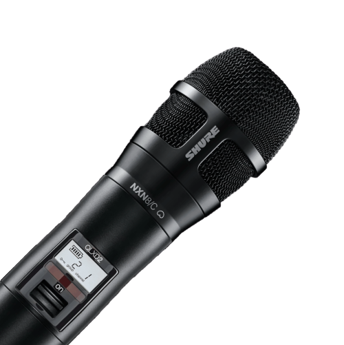 Shure QLXD2/N8CB Handheld Transmitter with Nexadyne 8/C Cardioid Microphone