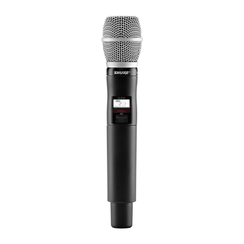 Shure QLXD2/SM86 Digital Handheld Wireless Microphone Transmitter with SM86 Capsule (V50 Band: 174-216 MHz)
