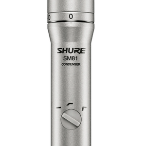 Shure SM81 Cardioid Condenser Instrument Microphone