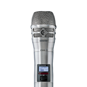 Shure ULXD2/K8 - Digital Handheld Transmitter with KSM8 Capsule in Nickel Finish (H50 Band: 534-598 MHz)