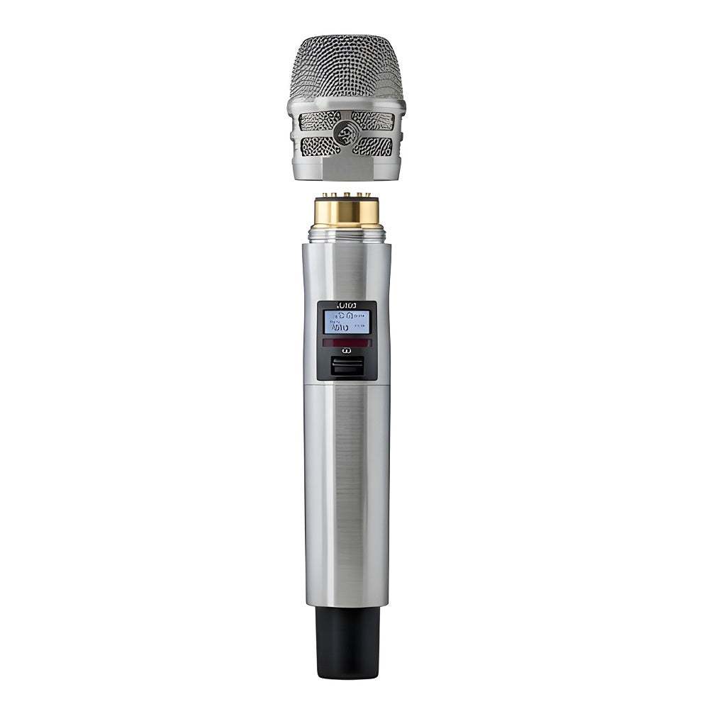 Shure ULXD2/K8 - Digital Handheld Transmitter with KSM8 Capsule in Nickel Finish (J50A Band: 572-616 MHz)