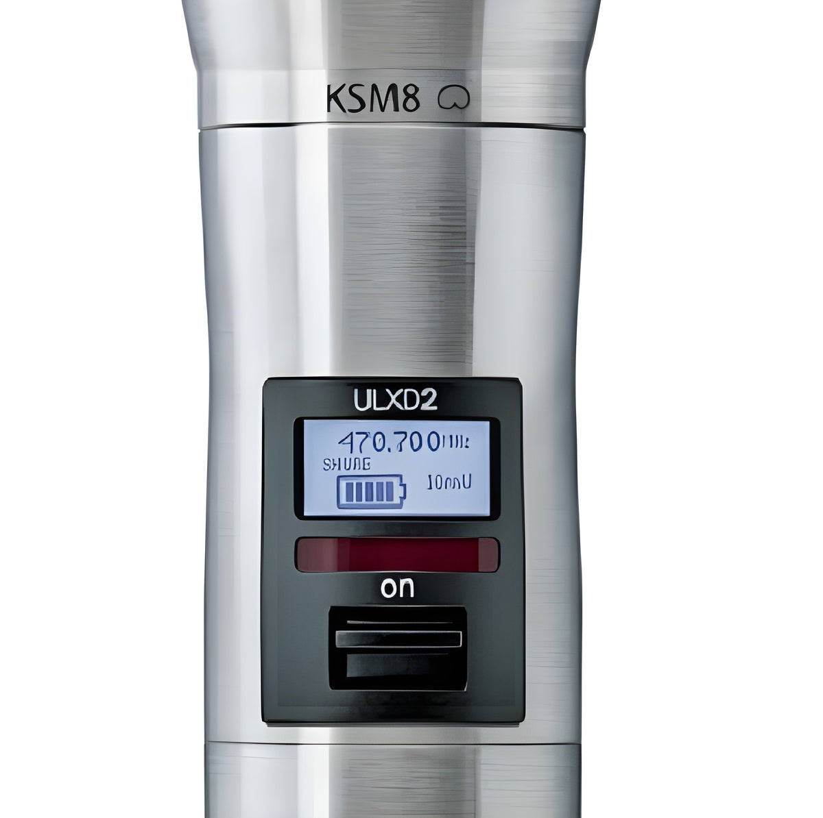 Shure ULXD2/K8 - Digital Handheld Transmitter with KSM8 Capsule in Nickel Finish (X52 Band: 902-928 MHz)