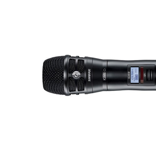 Shure ULXD2/K8B - Digital Handheld Transmitter with KSM8 Capsule in Black Finish (H50 Band: 534-598 MHz)