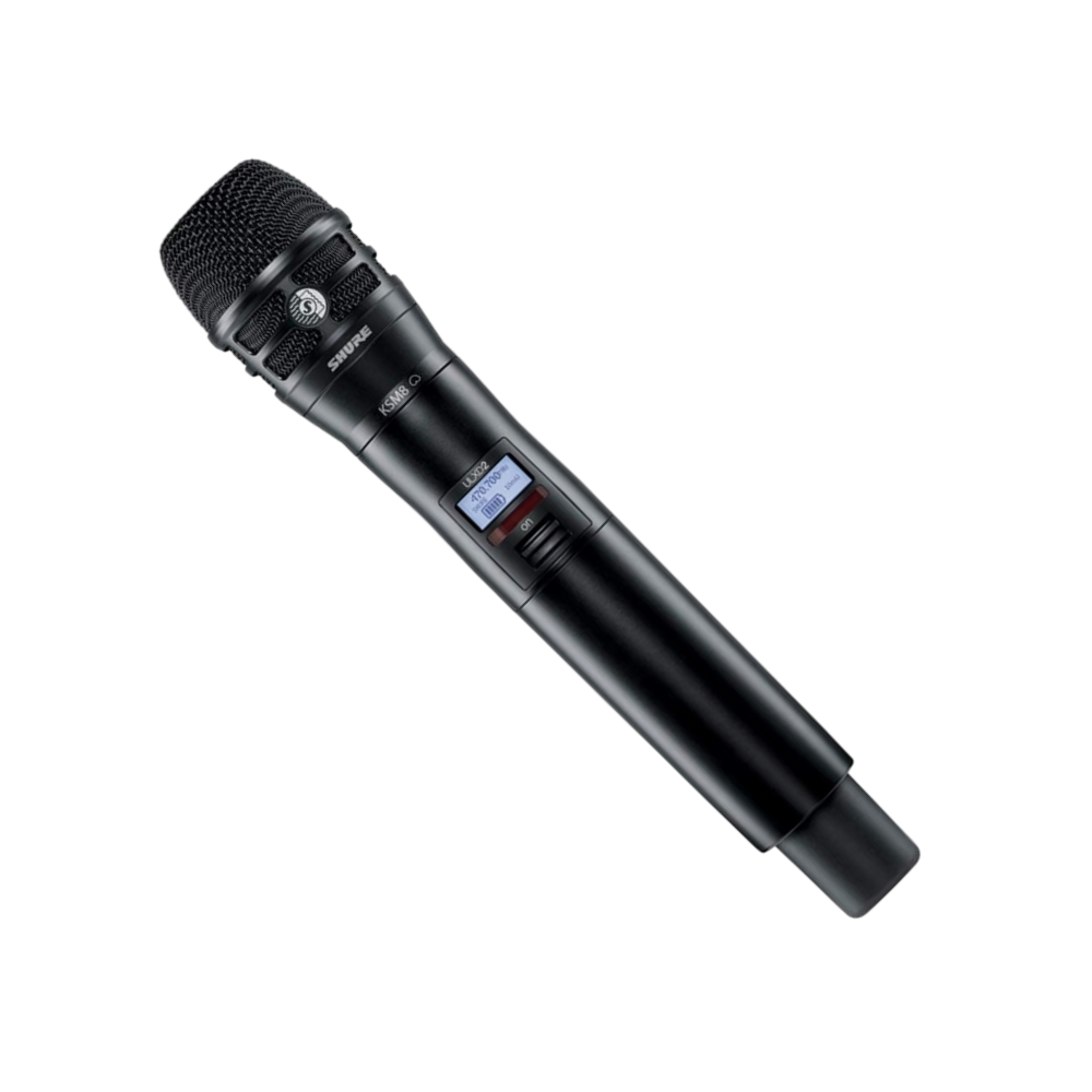 Shure ULXD2/K8B - Digital Handheld Transmitter with KSM8 Capsule in Black Finish (H50 Band: 534-598 MHz)