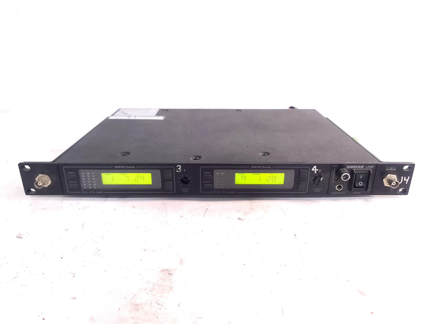 Shure U4D-J4 Dual Wireless Receiver (554-584 MHz)