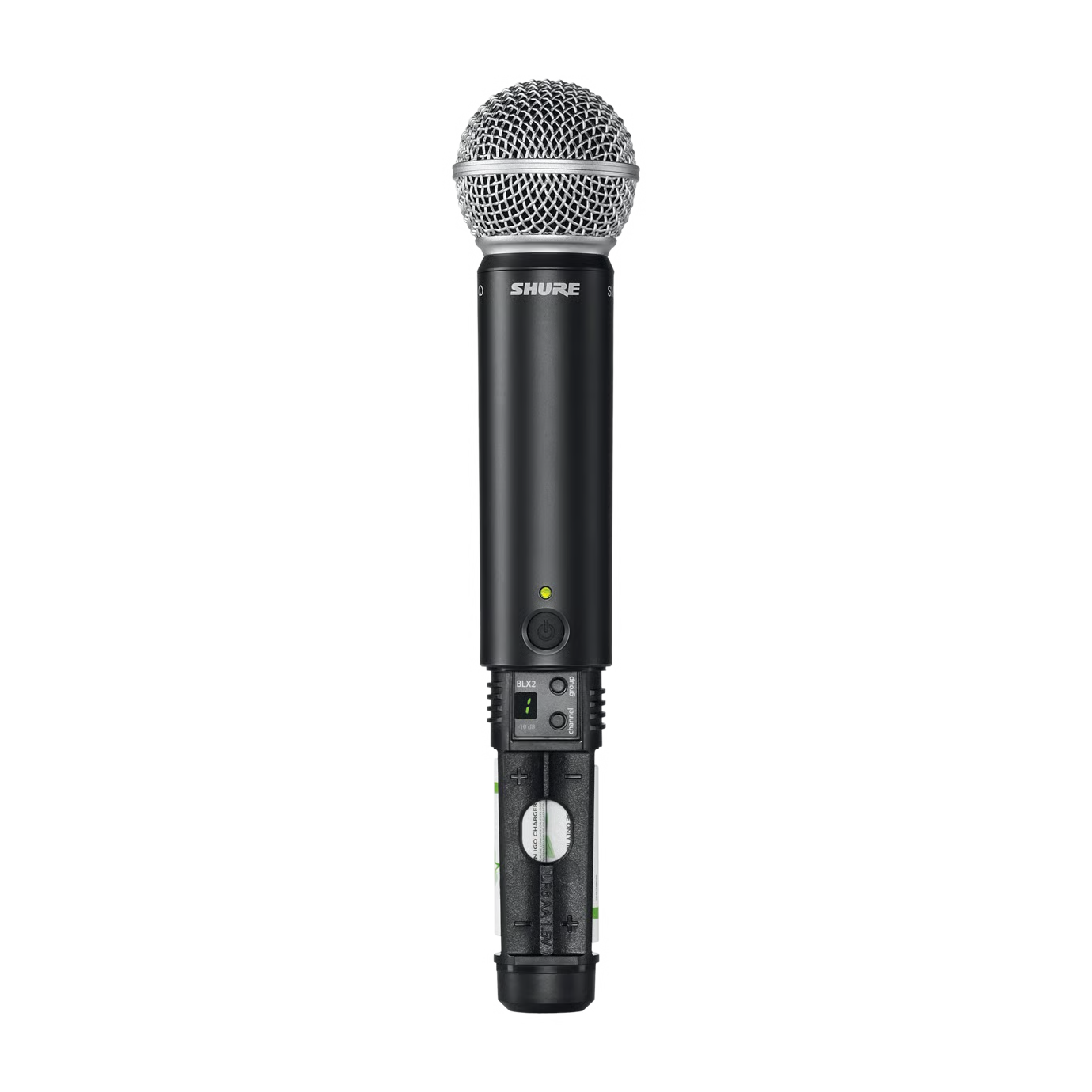 Shure BLX2/SM58 Wireless Handheld Microphone Transmitter w/SM58 capsule - 2