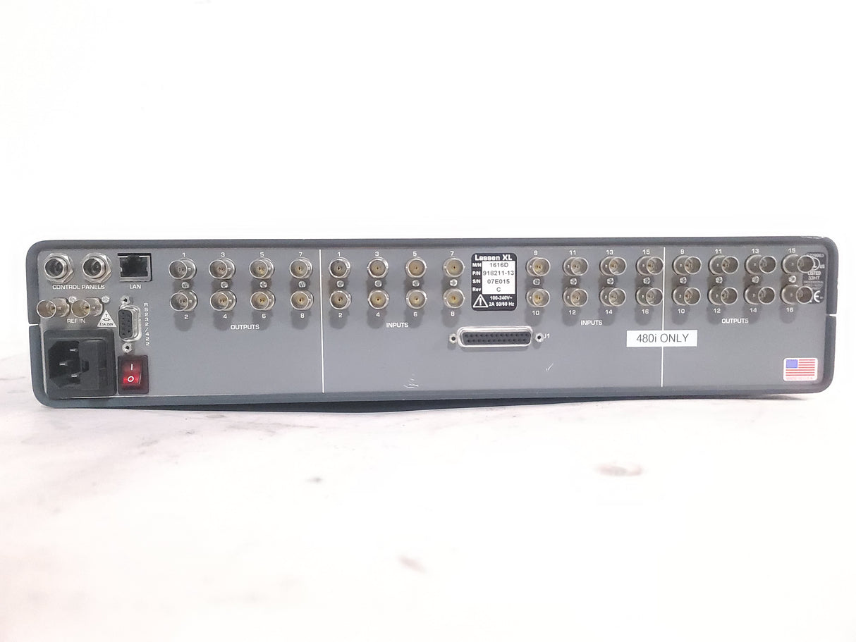 Sierra Video 1616HD-XL Lassen XL 16 x 16 HD-SDI Matrix Switcher (480i Only)