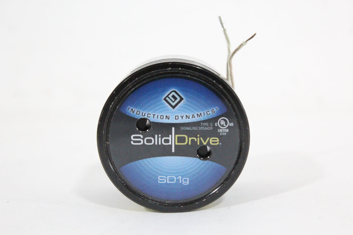 Solid Drive SD1g On-Surface Full-Range Sound Transducer for Glass (Black - No Connectors - VHB Adhesive Disk Used)