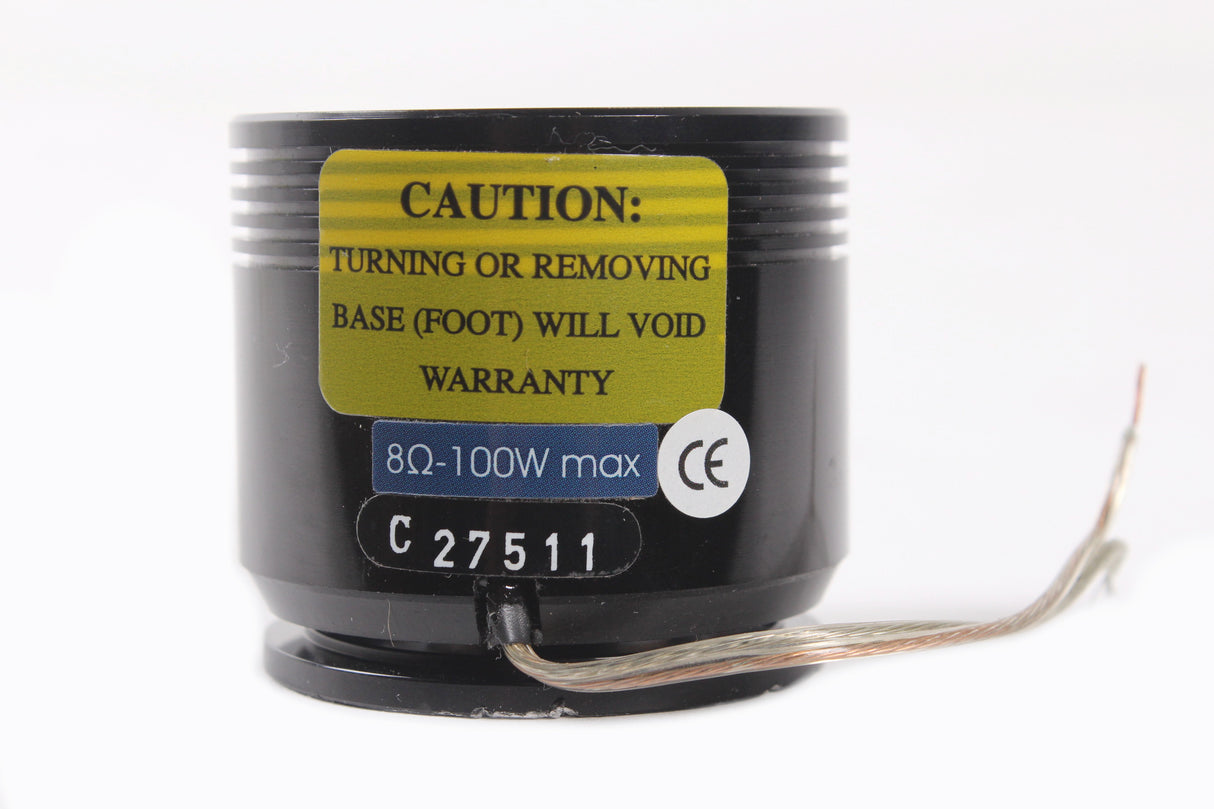 Solid Drive SD1g On-Surface Full-Range Sound Transducer for Glass (Black - No Connectors - VHB Adhesive Disk Used)