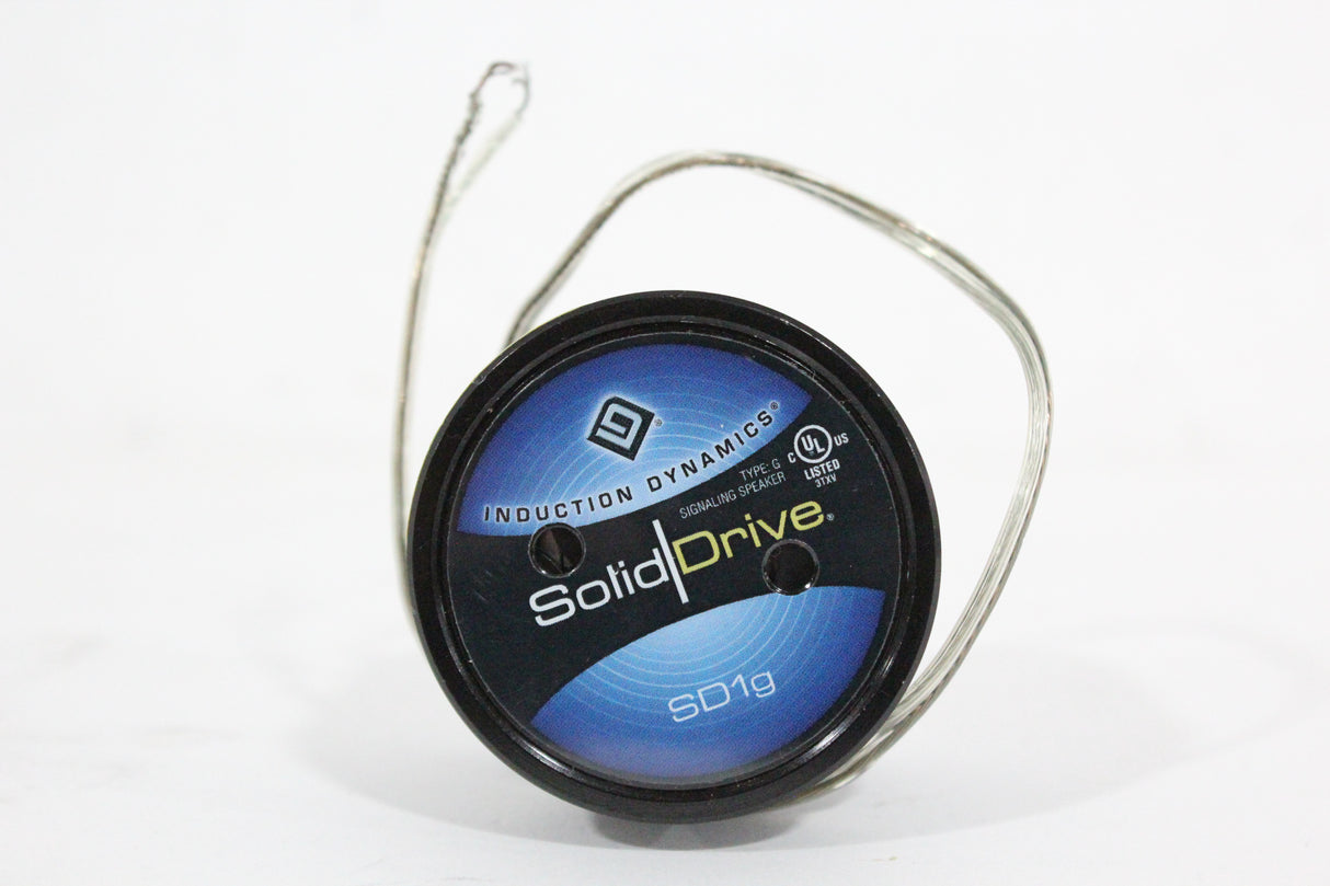 Solid Drive SD1g On-Surface Full-Range Sound Transducer for Glass (Black - No Connectors - VHB Adhesive Disk Used)