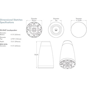 Sonance PS-P63T Pendant Speaker