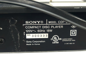 Sony CDP-D12 CD Player
