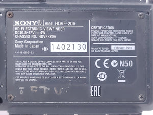 Sony HDVF-20A 2" Electronic Viewfinder
