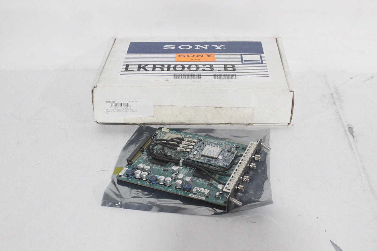 Sony LKRI-003 Dual Link HD/SDI Input Board for Sony SXRD Projectors (C1505-166) New-Open Box