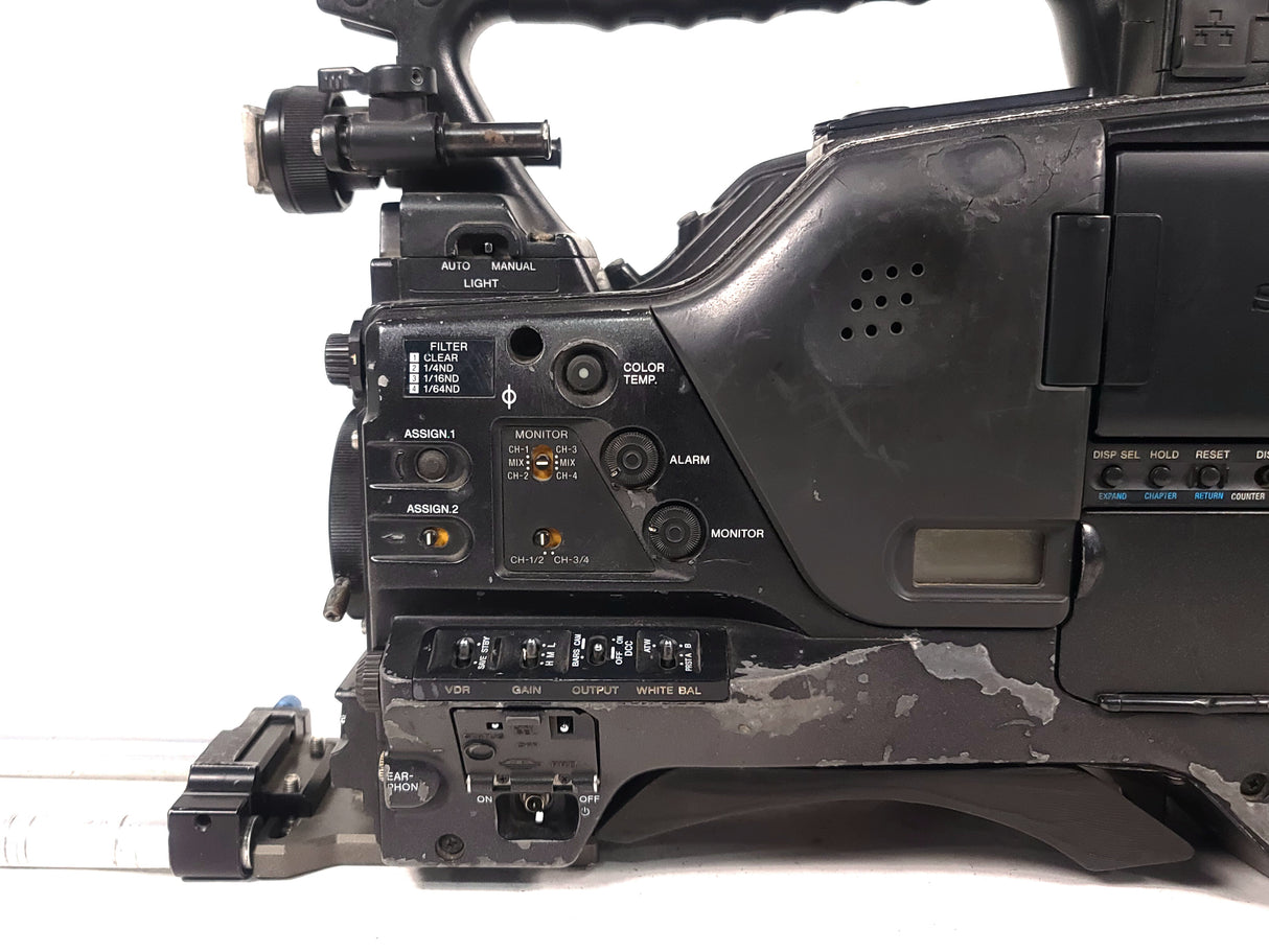 Sony PDW-700 Camera Body w/ Chrosziel 401-50 V-Mount Baseplate & (2) 8"-Rods