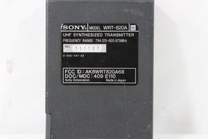 Sony WRT-820A UHF Synthesized Transmitter