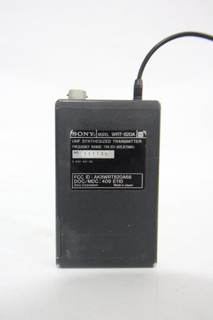 Sony WRT-820A UHF Synthesized Transmitter (794.125 - 805.875 MHz)