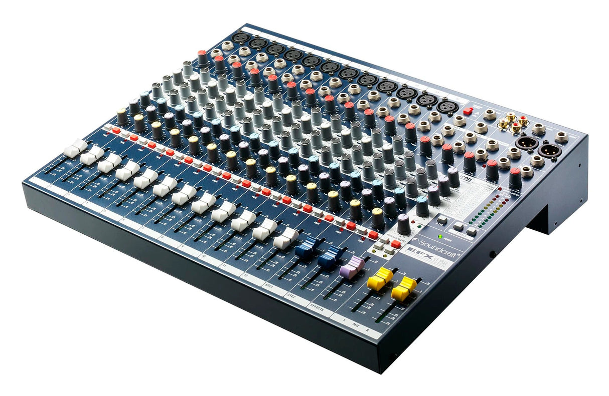 Soundcraft EFX12 Series 12x2-Channel Mixer with Lexicon FX and Rackmount Kit