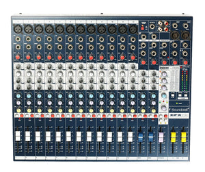 Soundcraft EFX12 Series 12x2-Channel Mixer with Lexicon FX and Rackmount Kit
