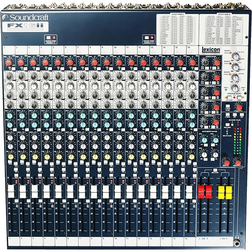 Soundcraft FX16II 16-Channel Live / Recording Mixer with Lexicon Effects Processor