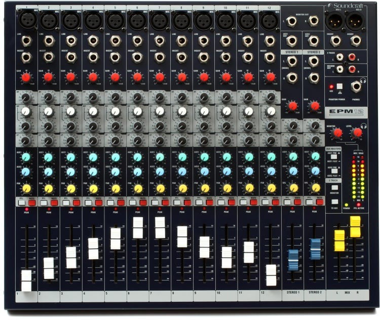 Soundcraft TMP-EPM12 14-channel Analog Mixer
