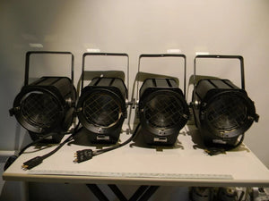 Strand Lighting Fresnelite 2KW 8" Fresnel Studio Lights w/ Stage-Pin Connectors