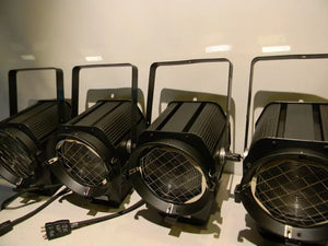 Strand Lighting Fresnelite 2KW 8" Fresnel Studio Lights w/ Stage-Pin Connectors