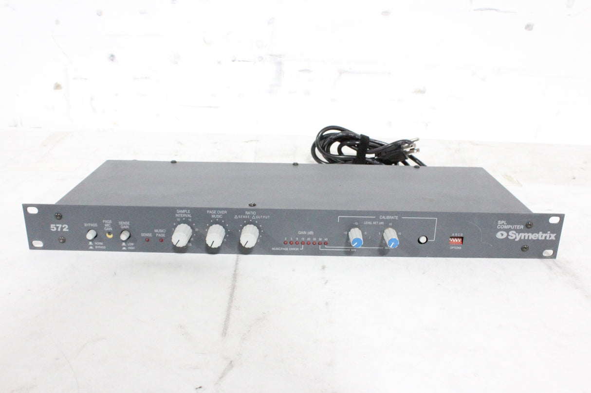 Symetrix 572 SPL Computer / Noise Level Controller (Missing Button)