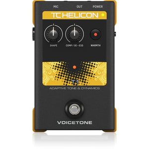 TC-Helicon Voicetone T1 Single-Button Stompbox for Studio Mastered Vocal Tone