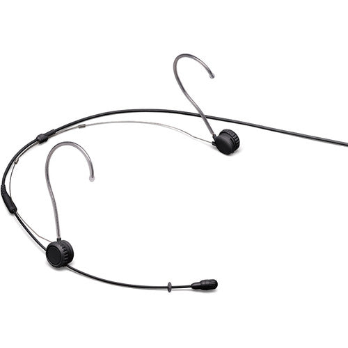 Shure TwinPlex TH53 Omnidirectional Headset Microphone (Pigtail, Black)