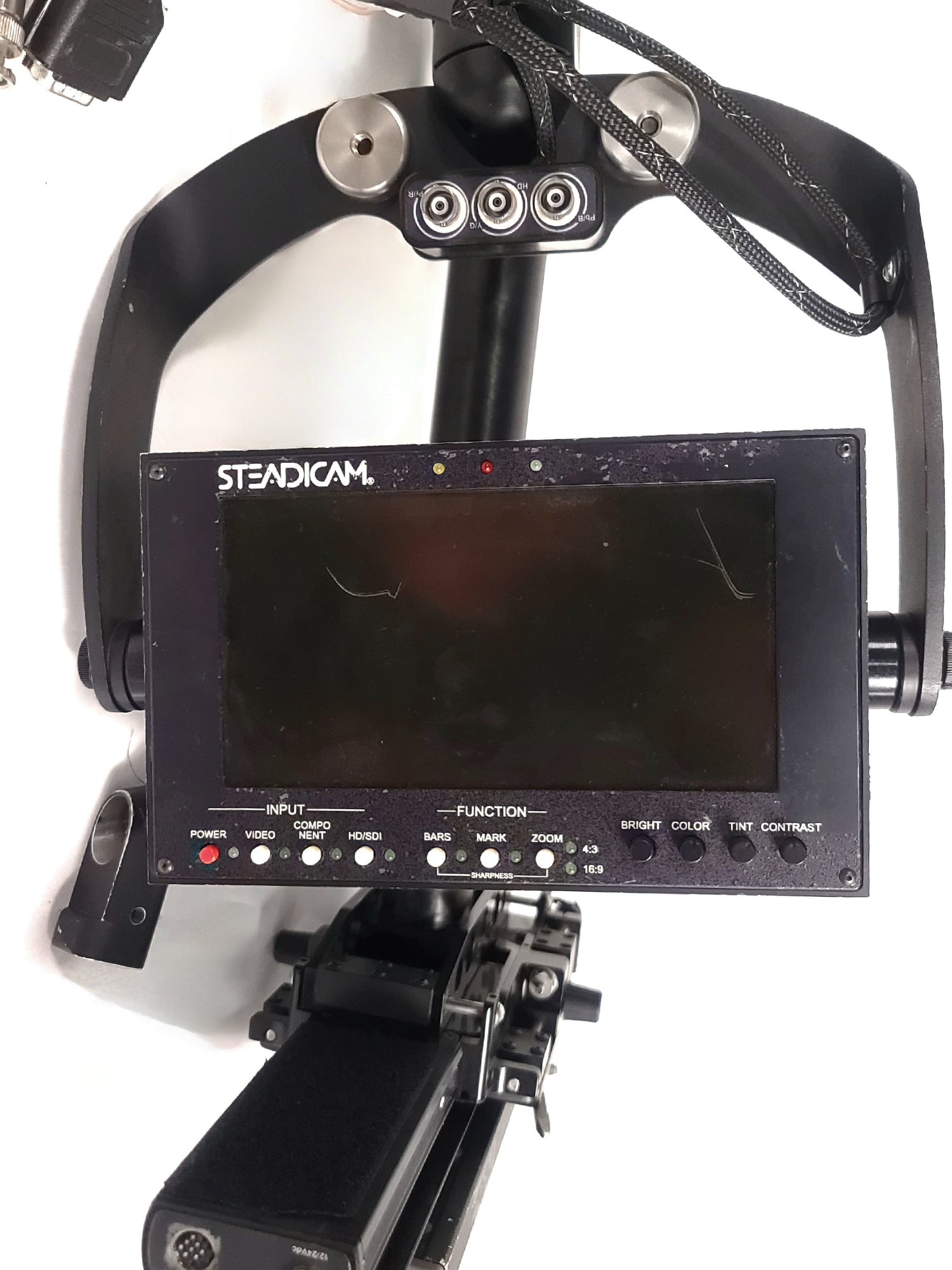 TIFFEN STEADICAM Archer Sled Camera Stabilizer w/ Mounting Stage, LCD Monitor, GM Power in Hard Rolling Case