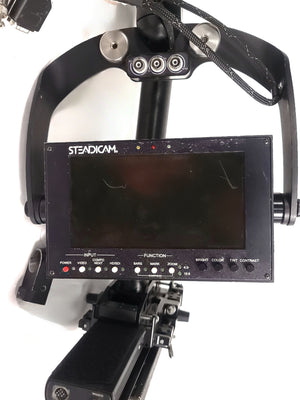 TIFFEN STEADICAM Archer Sled Camera Stabilizer w/ Mounting Stage, LCD Monitor, GM Power in Hard Rolling Case