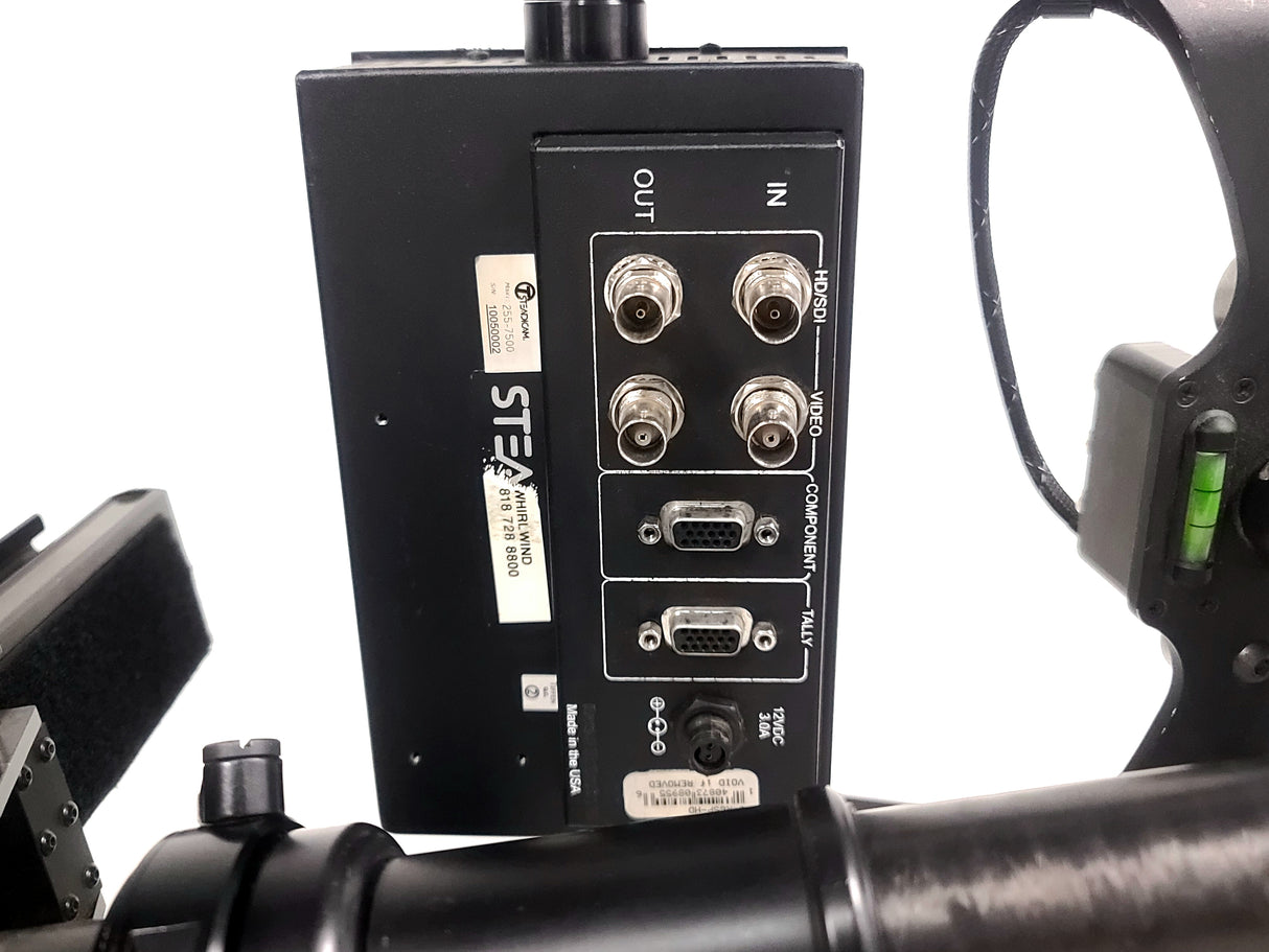 TIFFEN STEADICAM Archer Sled Camera Stabilizer w/ Mounting Stage, LCD Monitor, GM Power in Hard Rolling Case