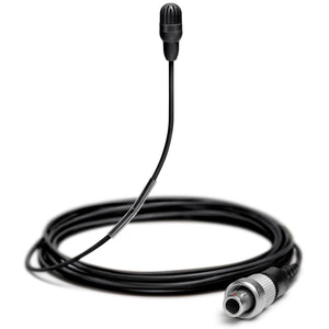 Shure TwinPlex TL45 Omnidirectional Lavalier Microphone, Low Sensitivity, Lemo, Black