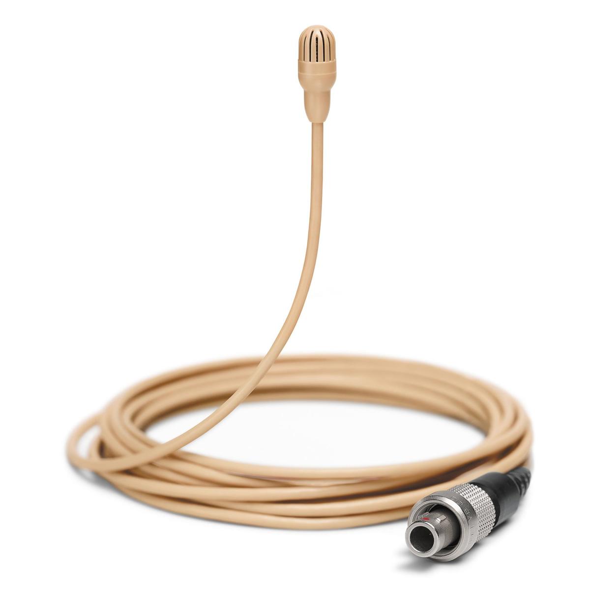 Shure TwinPlex TL46 Omnidirectional Lavalier Microphone, High Sensitivity, Lemo, Tan