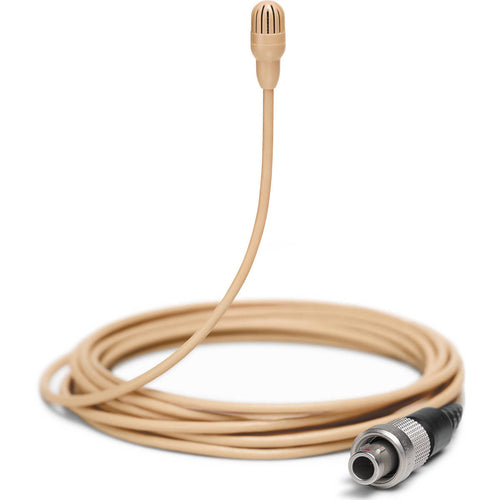 Shure TwinPlex TL47 Omnidirectional Lavalier Microphone, Low Sensitivity, Lemo, Tan