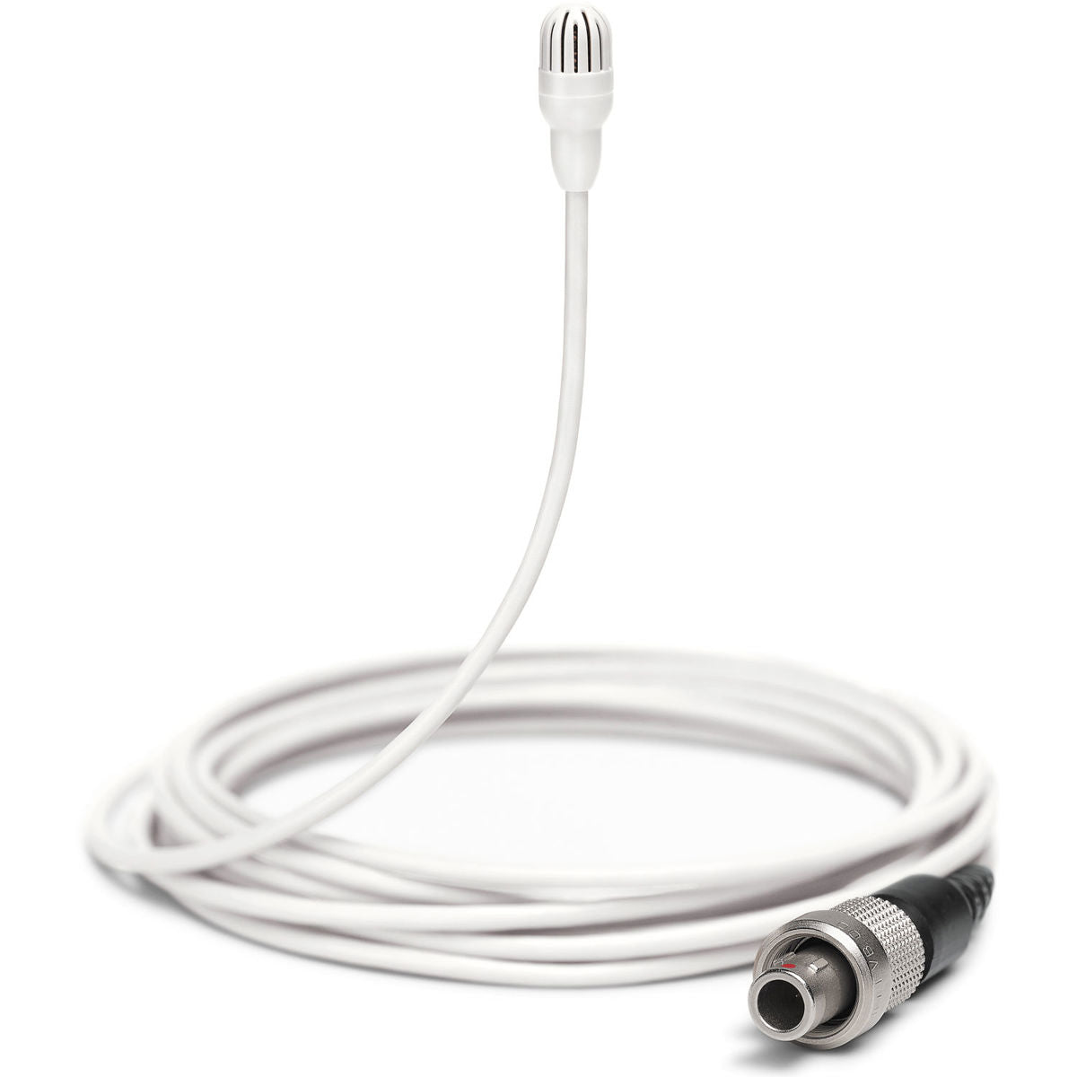 Shure TwinPlex TL47 Omnidirectional Lavalier Microphone, Low Sensitivity, Lemo, White, with Accessories