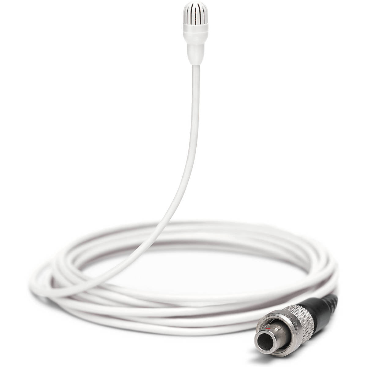 Shure TwinPlex TL47 Omnidirectional Lavalier Microphone, Low Sensitivity, Lemo, White