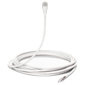 Shure TwinPlex TL47 Omnidirectional Lavalier Microphone, Low Sensitivity, Bare Wire Terminal, White, with Accessories