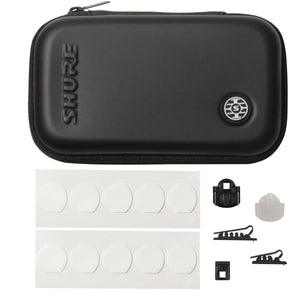 Shure TwinPlex TL48 Omnidirectional Lavalier Microphone, Tailored, Lemo, Black, with Accessories