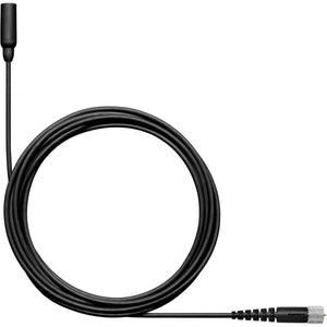Shure TwinPlex TL48 Omnidirectional Lavalier Microphone, Tailored, MicroDot, Black, with Accessories