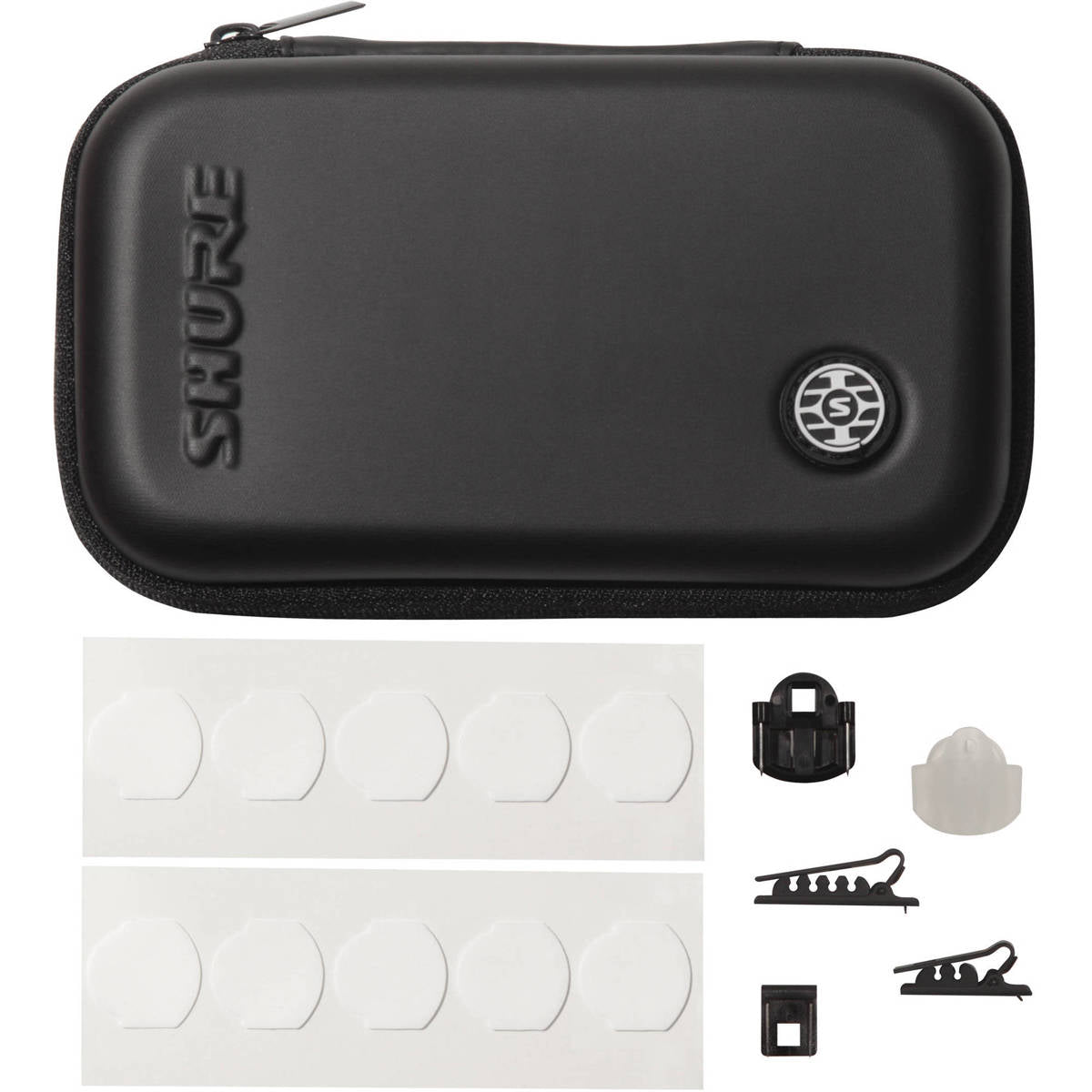 Shure TwinPlex TL48 Omnidirectional Lavalier Microphone, Tailored, MTQG/TA4F, Black, with Accessories