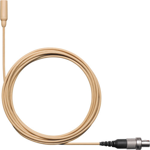Shure TwinPlex TL48 Omnidirectional Lavalier Microphone (3-Pin LEMO, Tan)