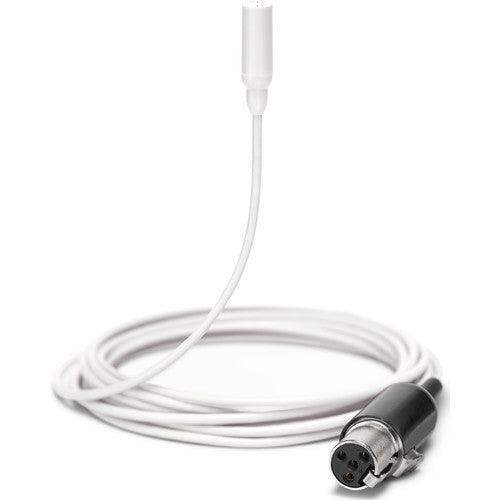 Shure TwinPlex TL48 Omnidirectional Lavalier Microphone, MTQG/TA4F, White, with Accessories