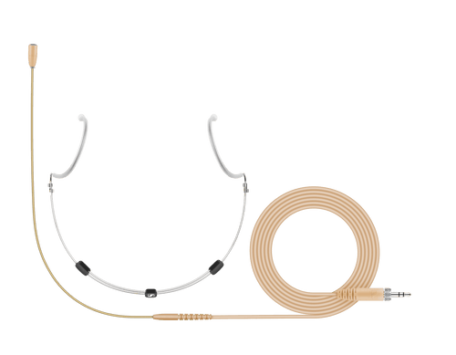 Sennheiser HSPOMNI-BEIGE Essential Omnidirectional Neckworn Microphone with 3.5mm Connector (Beige)