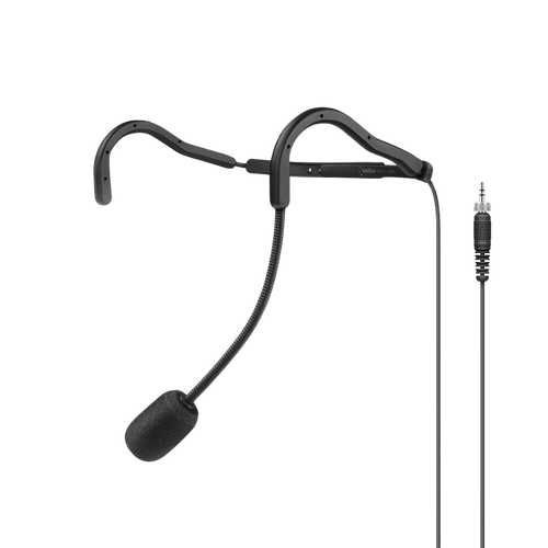 Sennheiser HT747BLACK Supercardioid Sweat-Resistant Fitness Headset Microphone with Neckband (Black/Black)